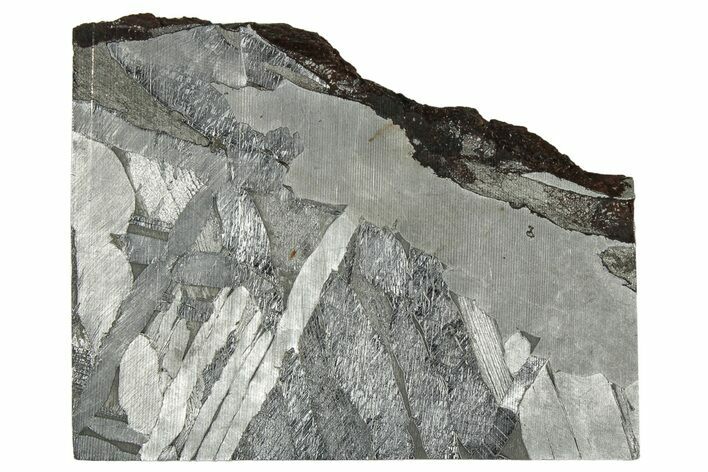 Etched Seymchan Meteorite Slice ( g) - Russia #313251